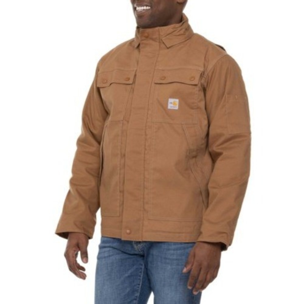 Carhartt Full Swing Flame Resistant Jacket 3XL Brown Quick Duck Insulated‎ Coat